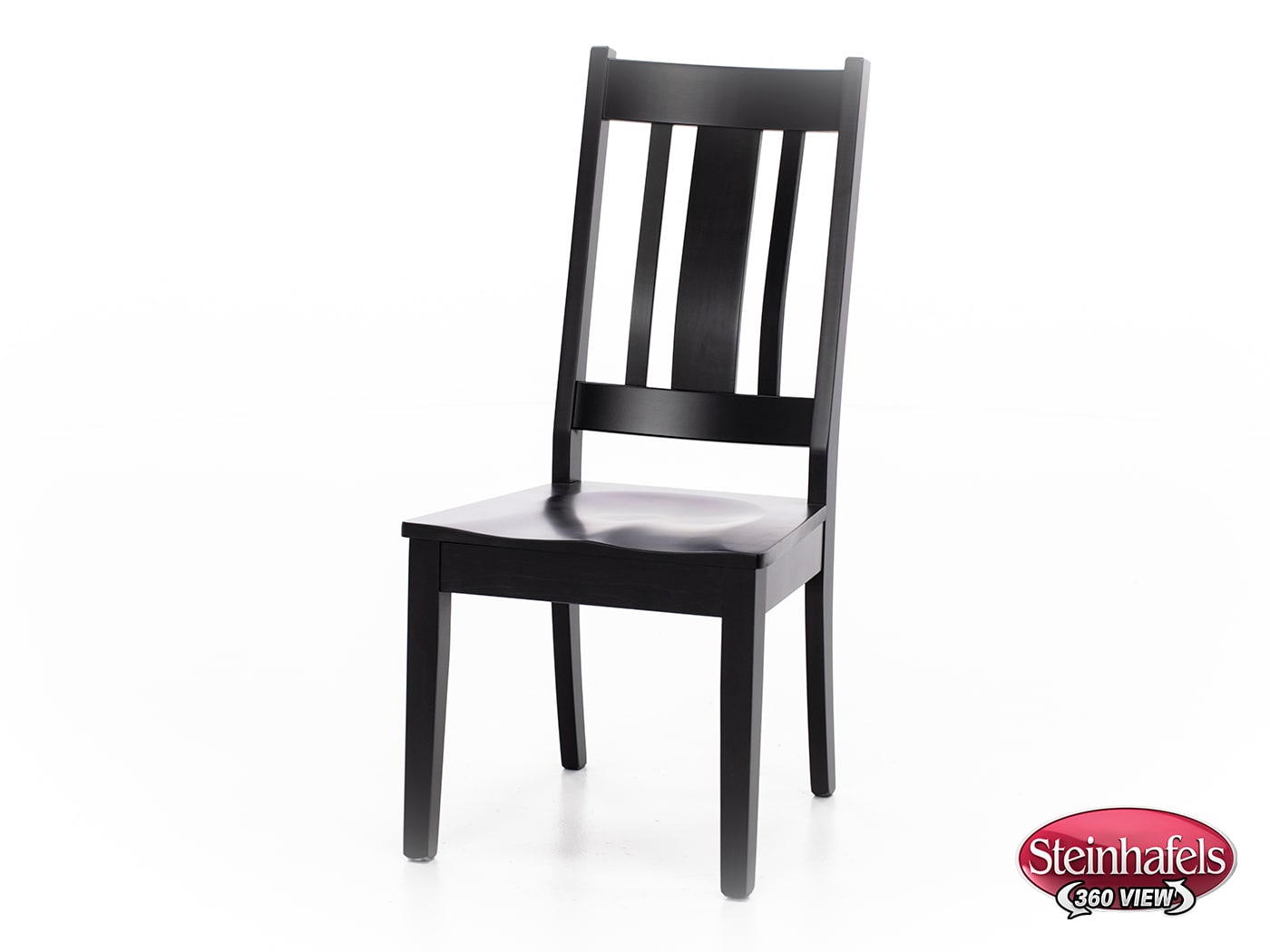 l j gascho black inch standard seat height side chair  image   