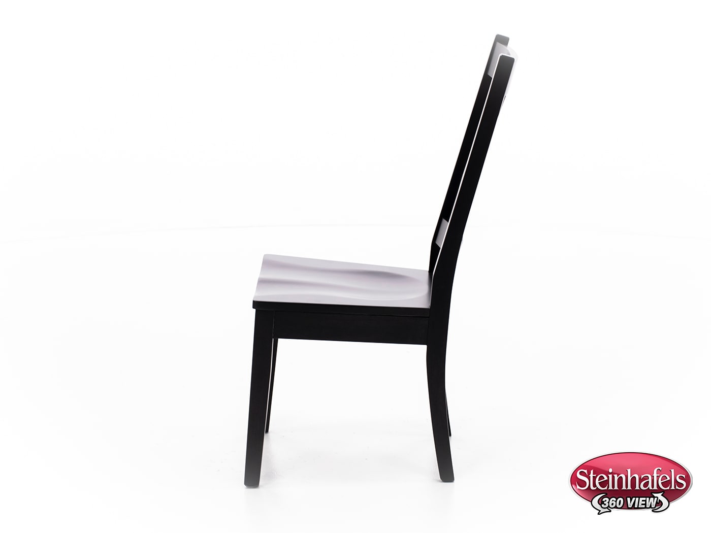 l j gascho black inch standard seat height side chair  image   