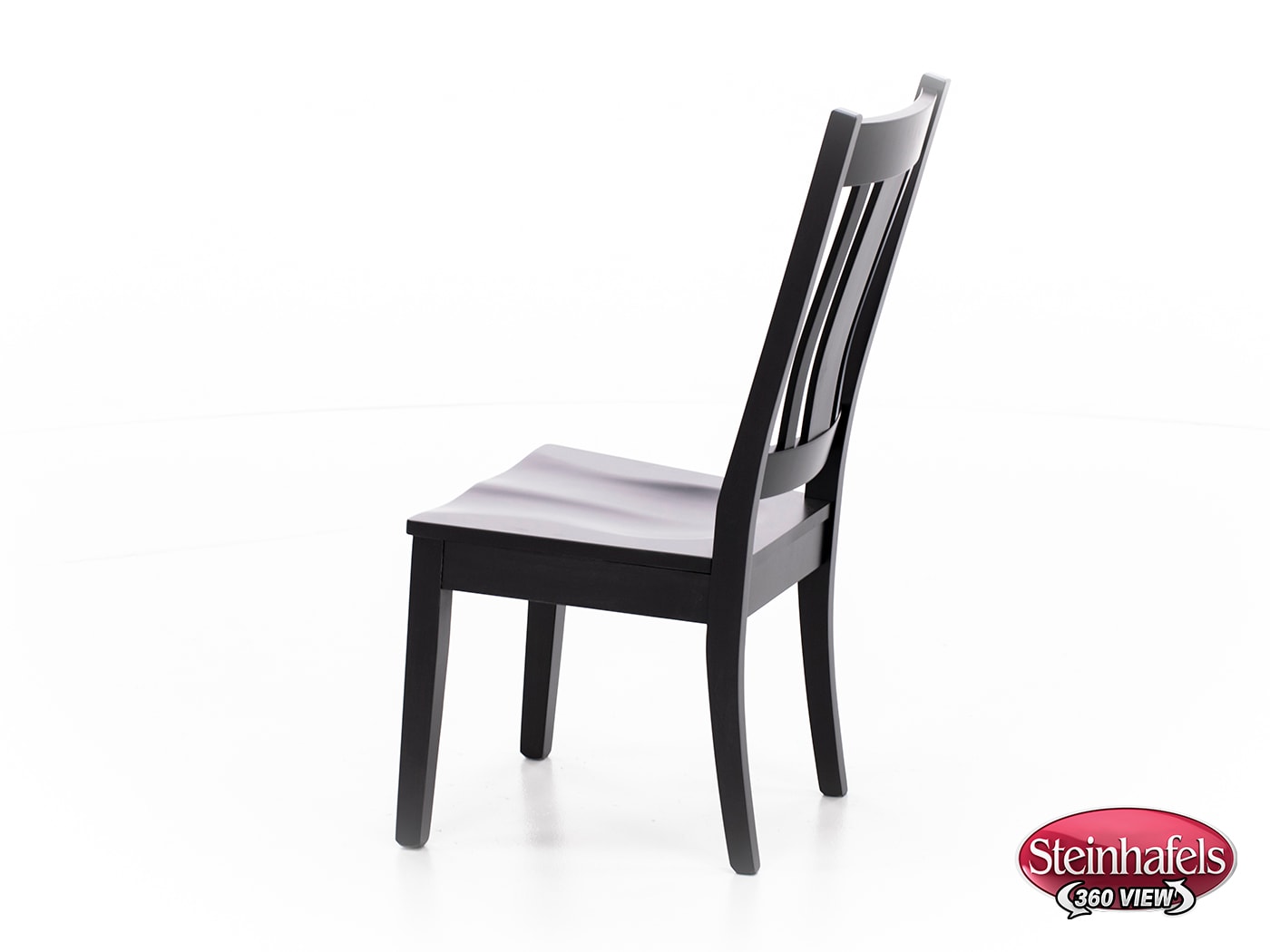 l j gascho black inch standard seat height side chair  image   