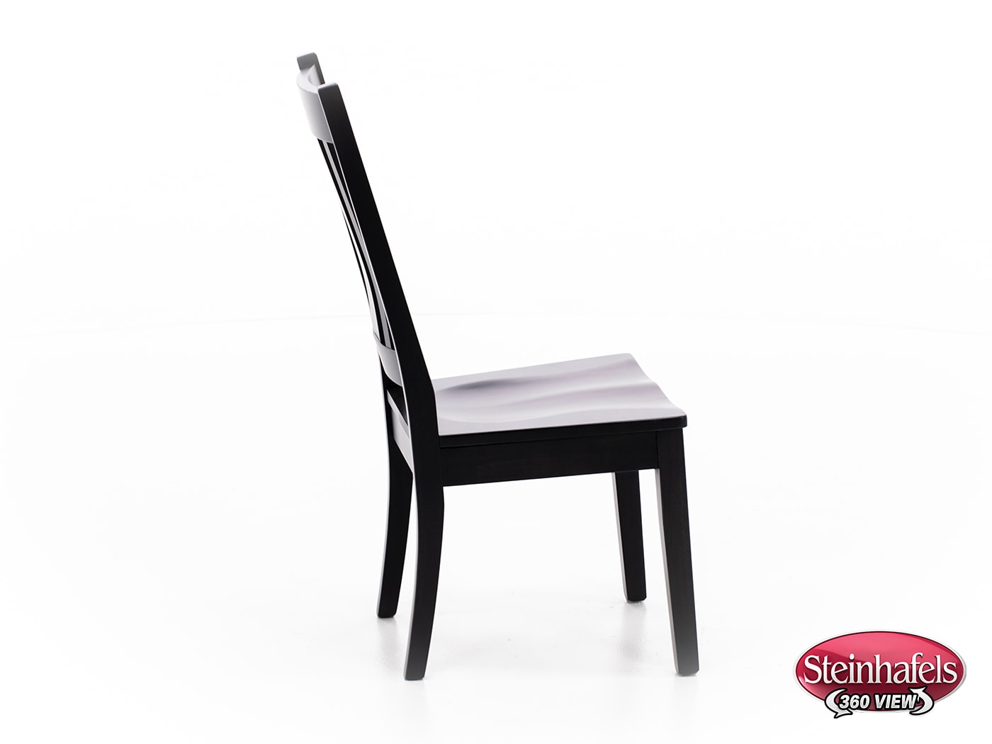 l j gascho black inch standard seat height side chair  image   