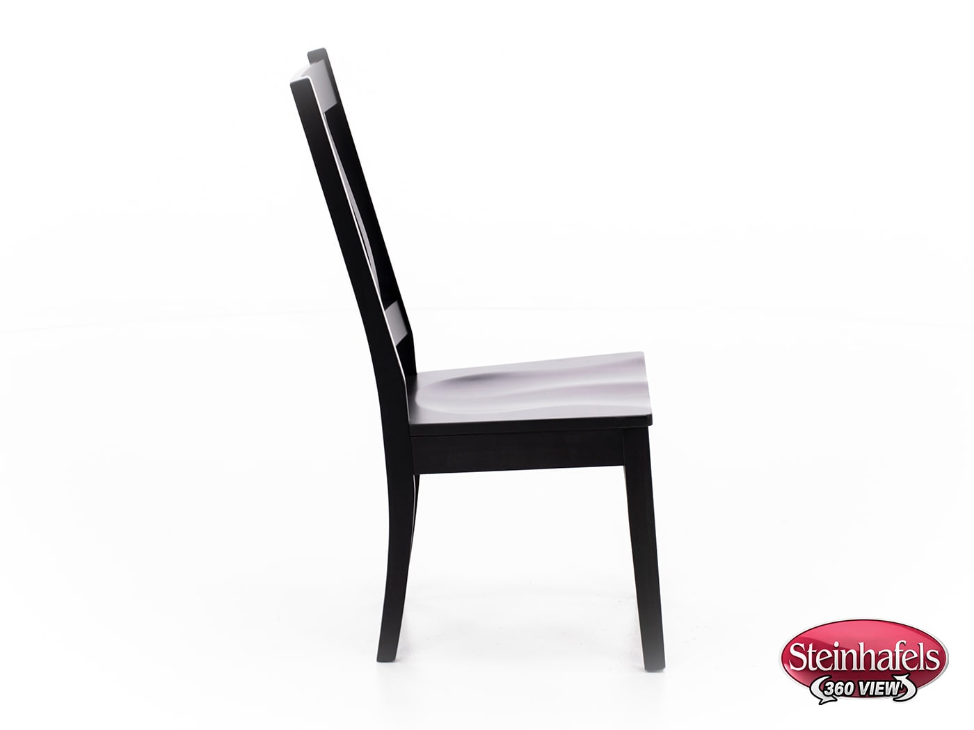 l j gascho black inch standard seat height side chair  image   