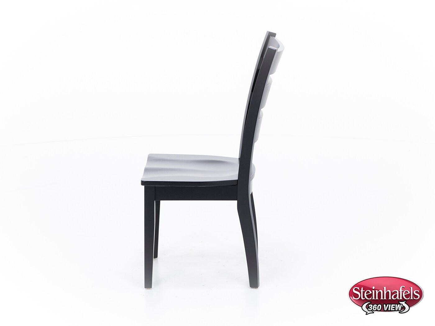 l j gascho black inch standard seat height side chair  image   