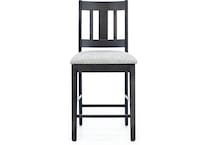 l j gascho black  inch counter seat height stool   