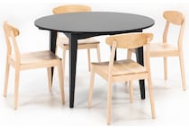 l j gascho black inch standard height round oval pkg  