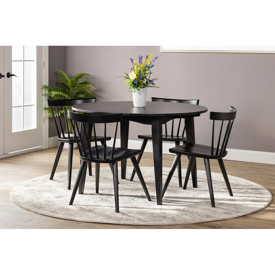 l j gascho black inch standard height round oval lifestyle image pkg  