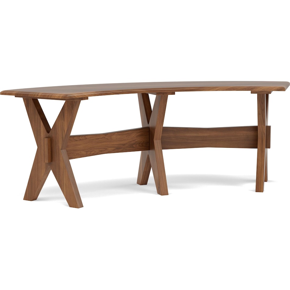 l j gascho brown inch standard seat height bench   