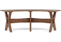 l j gascho brown inch standard seat height bench   
