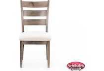 l j gascho brown inch standard seat height side chair  image   