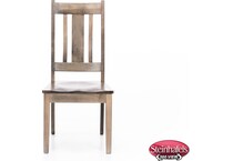l j gascho brown inch standard seat height side chair  image   