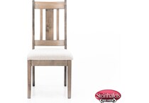 l j gascho brown inch standard seat height side chair  image   