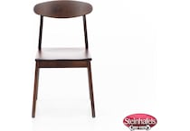 l j gascho brown inch standard seat height side chair  image   