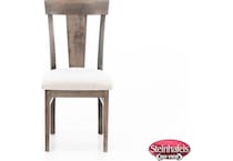 l j gascho brown inch standard seat height side chair  image   