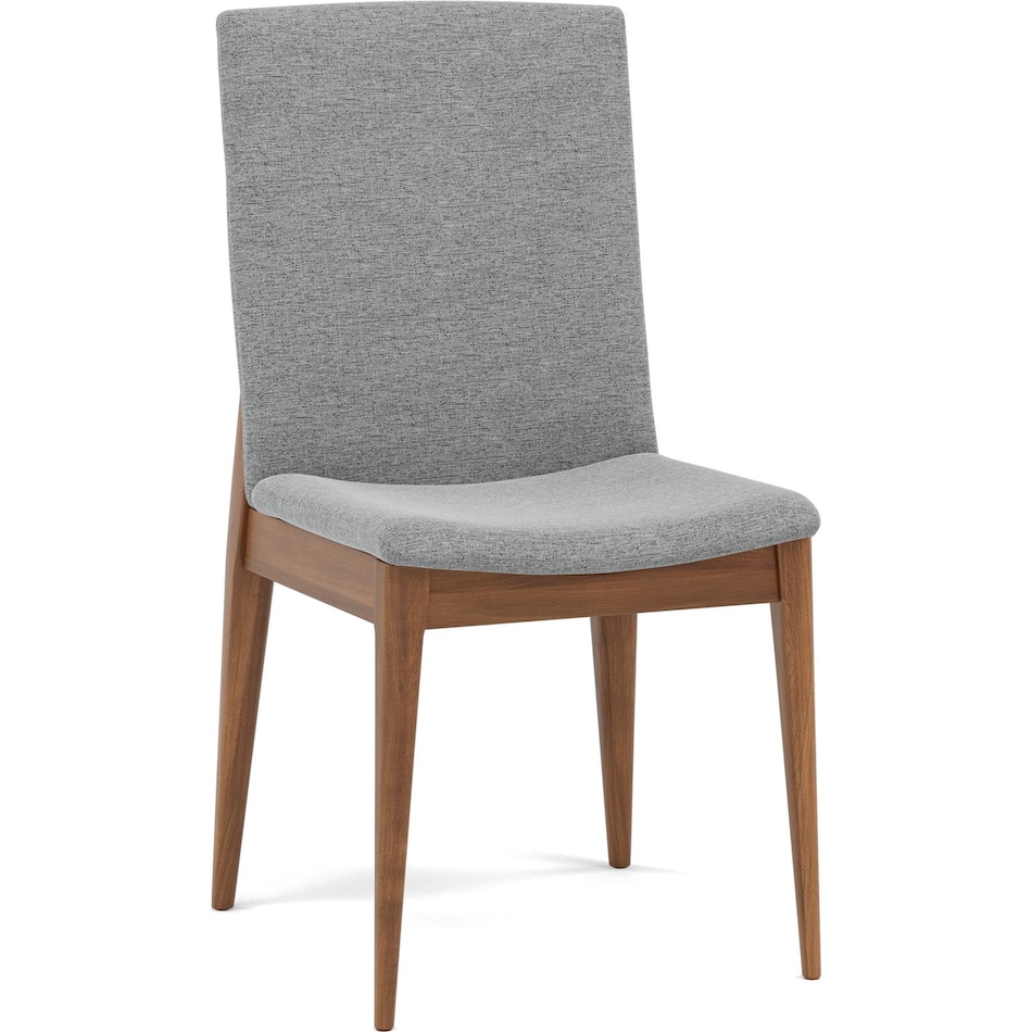 l j gascho brown inch standard seat height side chair   