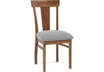 l j gascho brown inch standard seat height side chair   