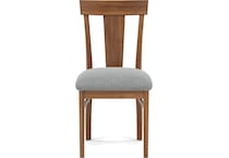 l j gascho brown inch standard seat height side chair   
