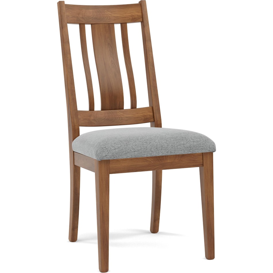 l j gascho brown inch standard seat height side chair   