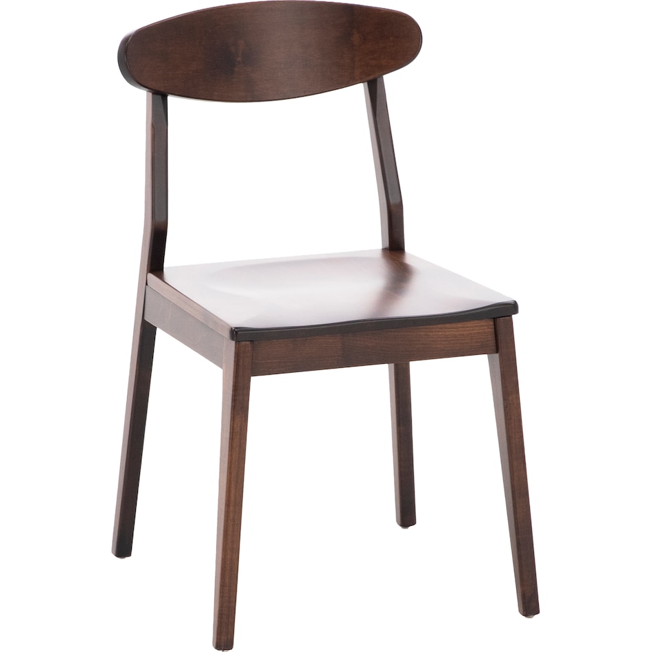 l j gascho brown inch standard seat height side chair   