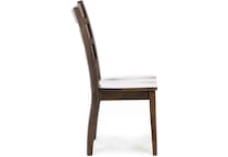 l j gascho brown inch standard seat height side chair   