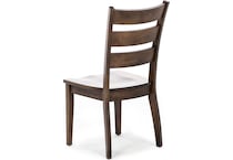 l j gascho brown inch standard seat height side chair   