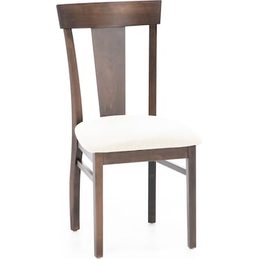 Laker T-Back Upholstered Side Chair with Performance Fabric