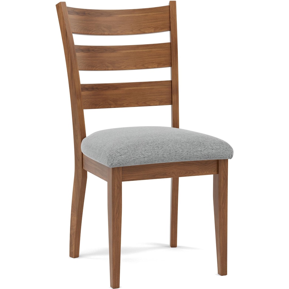 l j gascho brown inch standard seat height side chair   