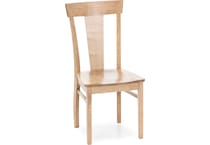l j gascho brown inch standard seat height side chair   
