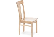 l j gascho brown inch standard seat height side chair   