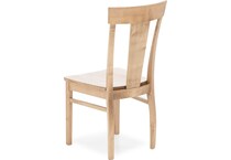 l j gascho brown inch standard seat height side chair   