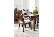 l j gascho brown inch standard seat height side chair lifestyle image   