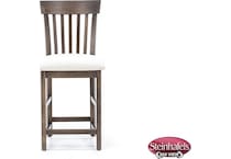 l j gascho brown  inch counter seat height stool  image   