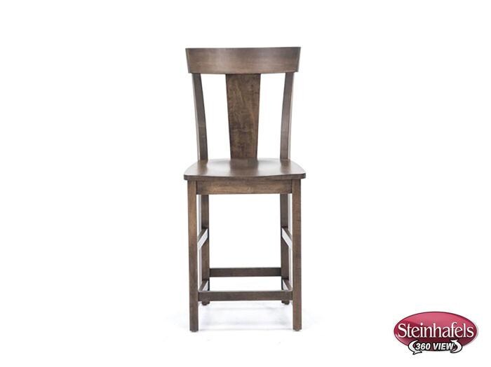 l j gascho brown  inch counter seat height stool  image   