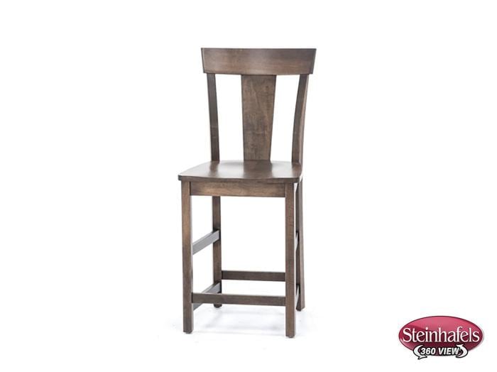 l j gascho brown  inch counter seat height stool  image   
