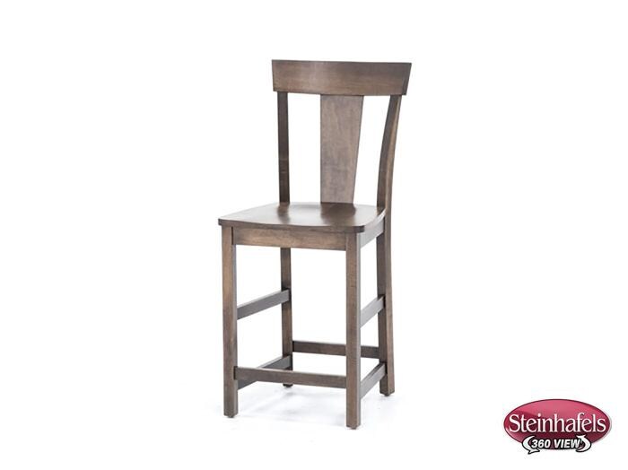 l j gascho brown  inch counter seat height stool  image   
