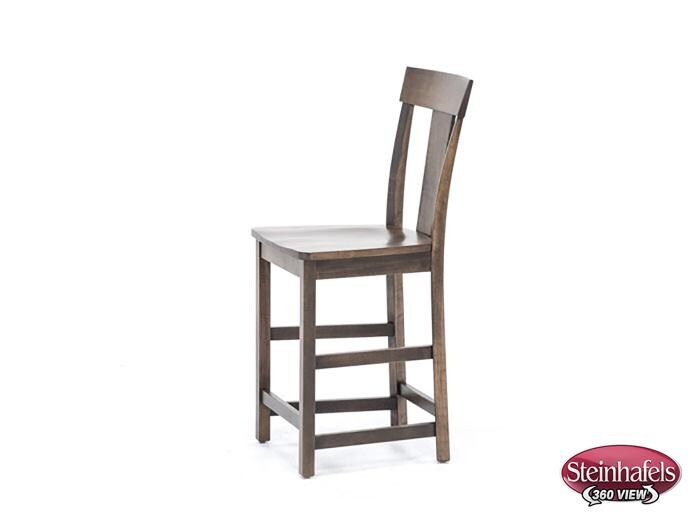 l j gascho brown  inch counter seat height stool  image   