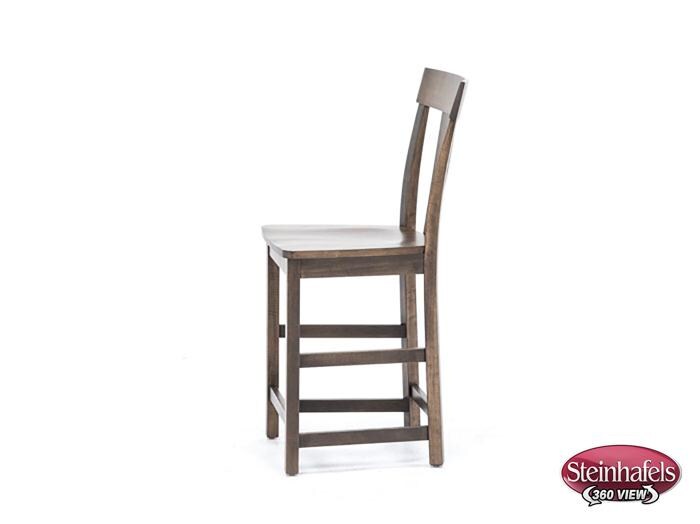 l j gascho brown  inch counter seat height stool  image   