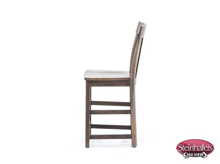 l j gascho brown  inch counter seat height stool  image   