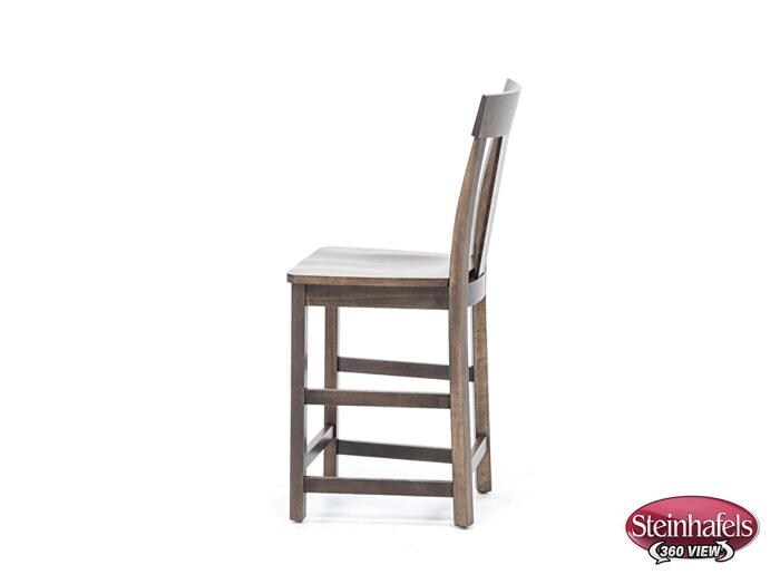 l j gascho brown  inch counter seat height stool  image   