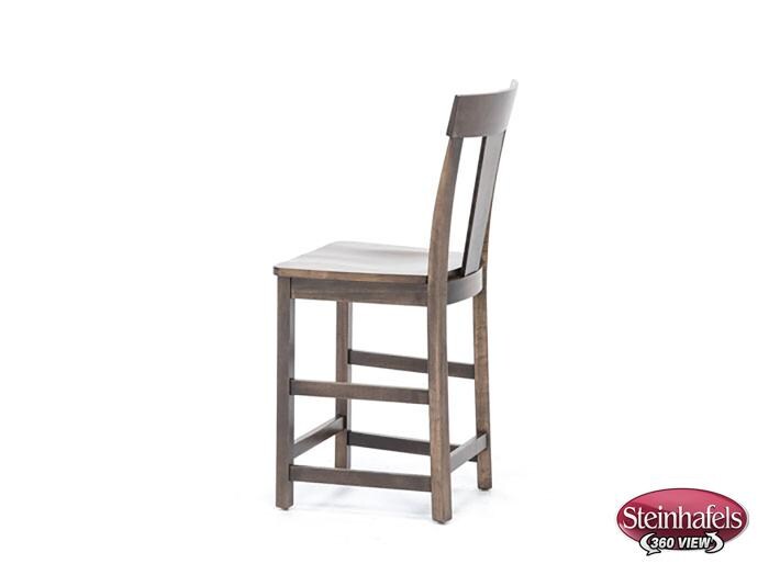 l j gascho brown  inch counter seat height stool  image   