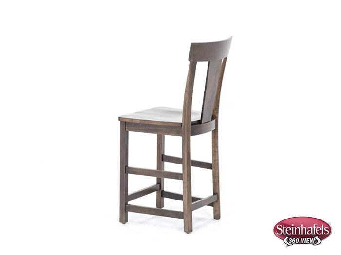 l j gascho brown  inch counter seat height stool  image   