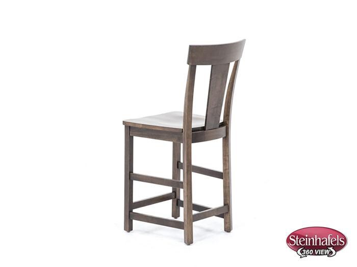 l j gascho brown  inch counter seat height stool  image   