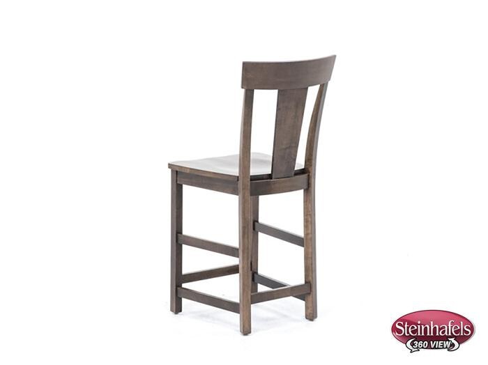 l j gascho brown  inch counter seat height stool  image   