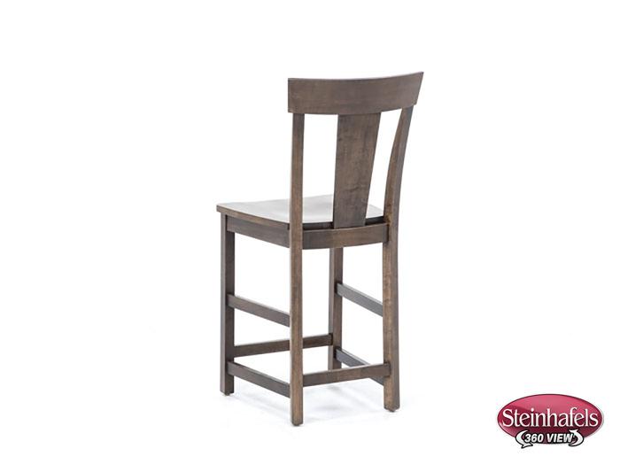 l j gascho brown  inch counter seat height stool  image   