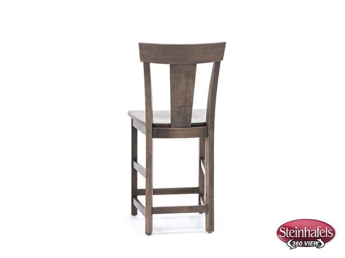 l j gascho brown  inch counter seat height stool  image   