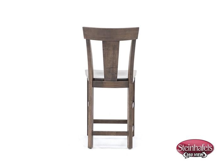 l j gascho brown  inch counter seat height stool  image   