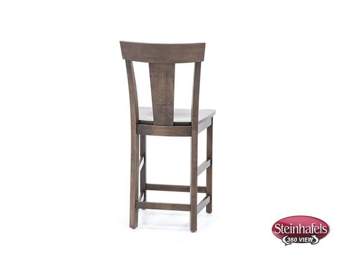 l j gascho brown  inch counter seat height stool  image   
