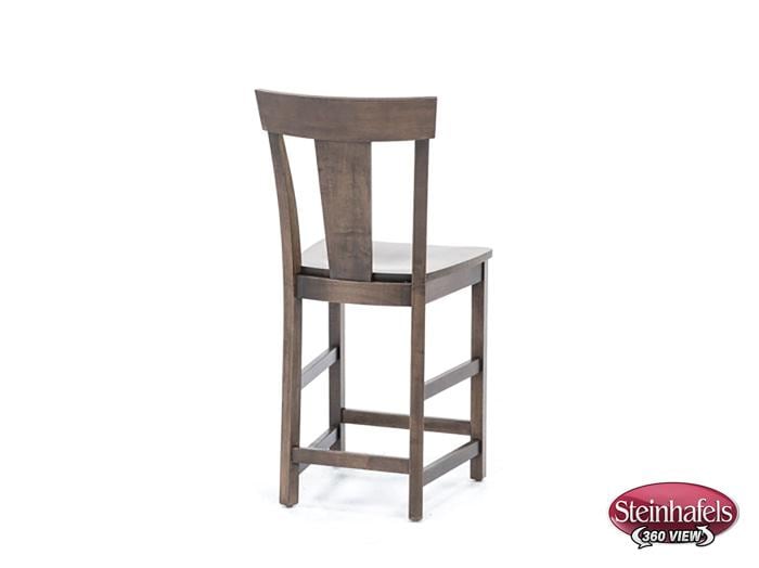 l j gascho brown  inch counter seat height stool  image   