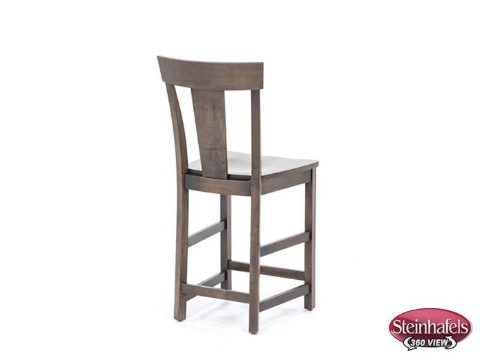 l j gascho brown  inch counter seat height stool  image   