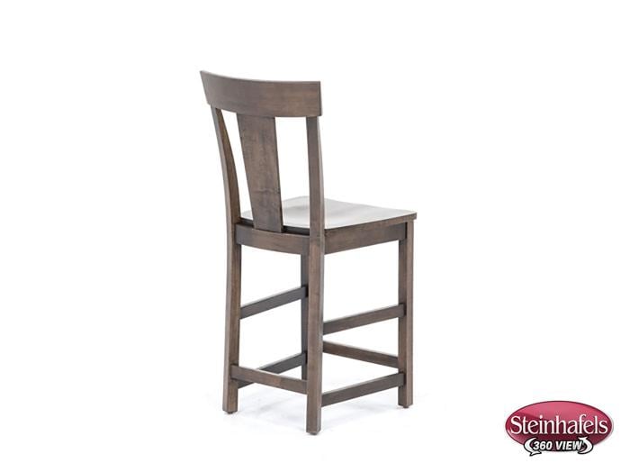 l j gascho brown  inch counter seat height stool  image   