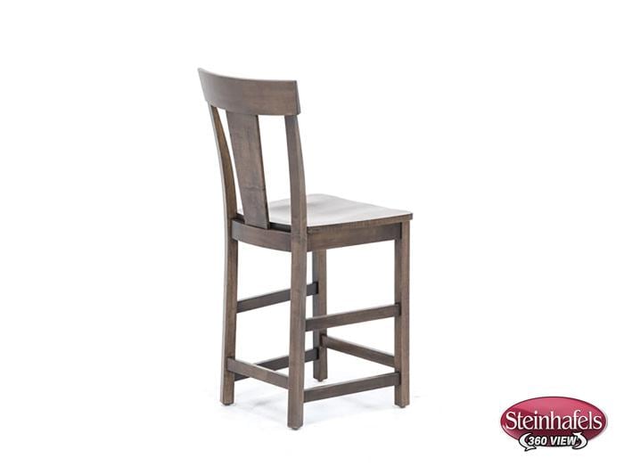l j gascho brown  inch counter seat height stool  image   