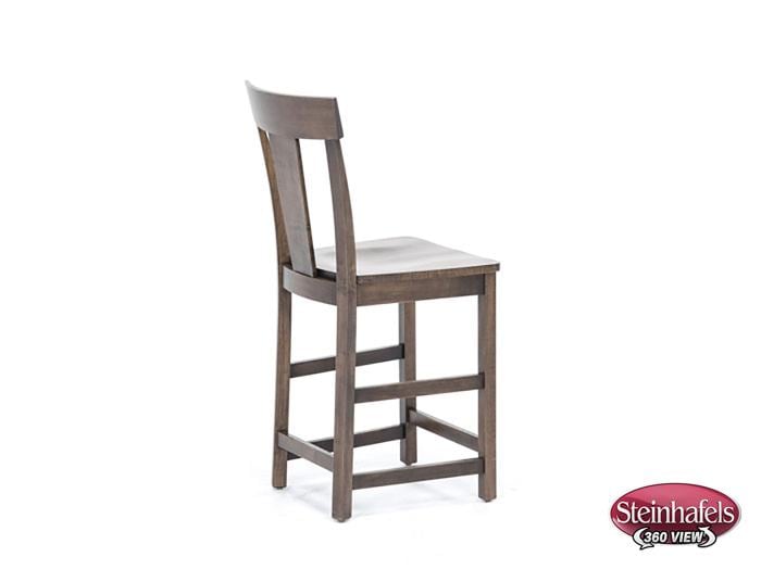l j gascho brown  inch counter seat height stool  image   